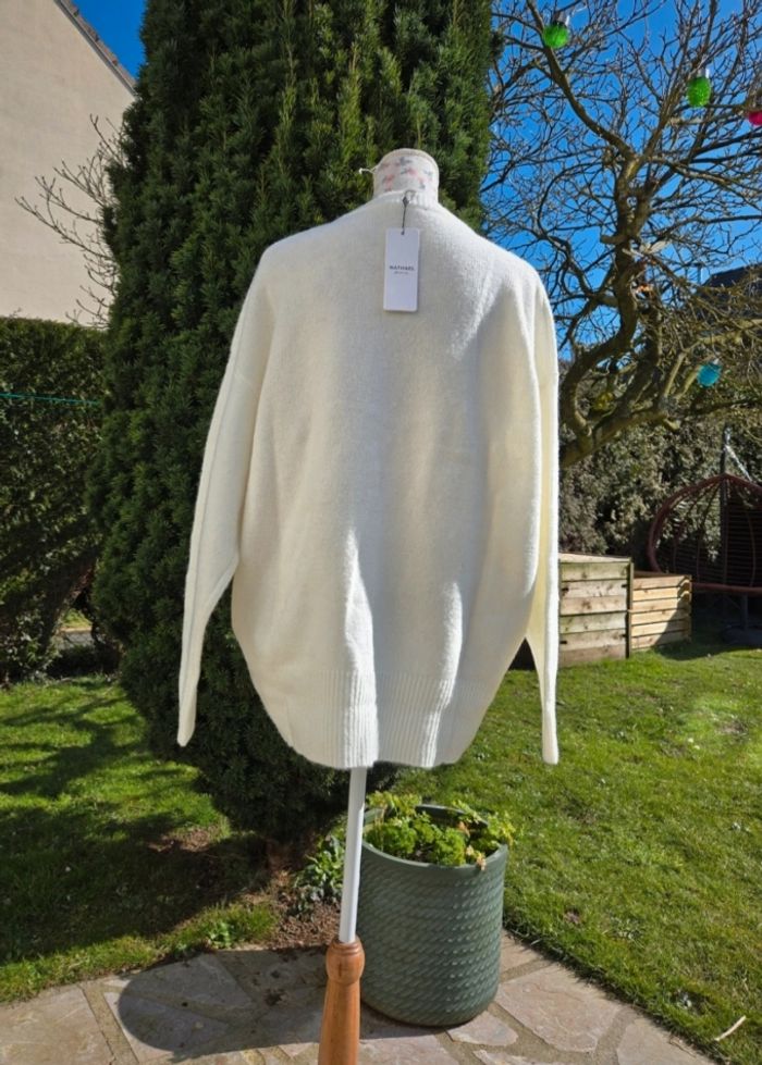 Pull oversize blanc taille S/M - photo numéro 2