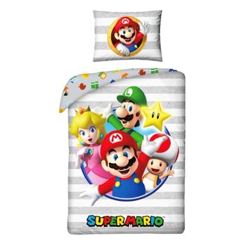 Housse de couette + Taie Super Mario - Nintendo - NEUF