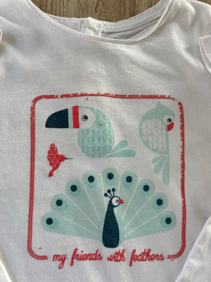 5 t-shirts manches courtes bébé fille - photo numéro 2