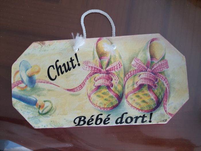 Panneau Bébé dort