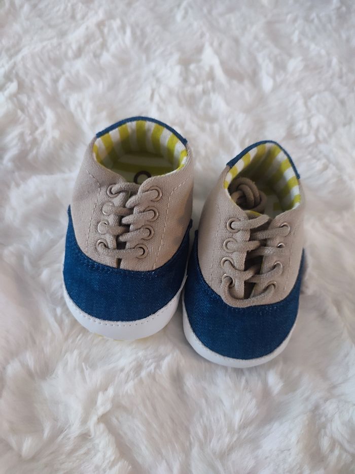 Chaussures jeans et marron obaïbi taille 18