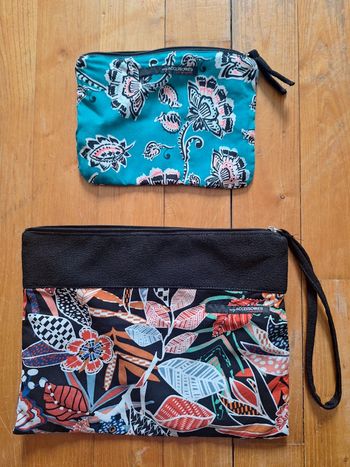 Lot 2 pochettes captain tortue