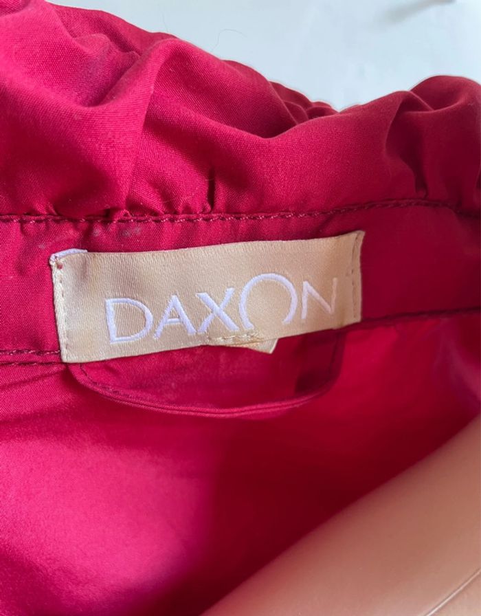 Superbe Veste Légère Daxon Rouge Froncée - Taille XL 👚 - photo numéro 6
