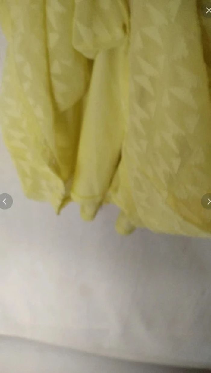 Robe courte jaune Kookai 10 ans - photo numéro 3