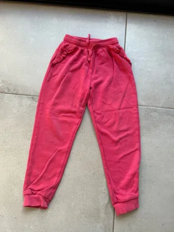 Pantalon type jogging rose