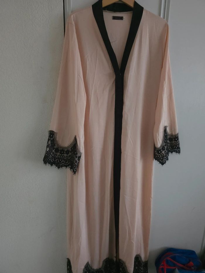 Kimono abaya avec dentelle taille L