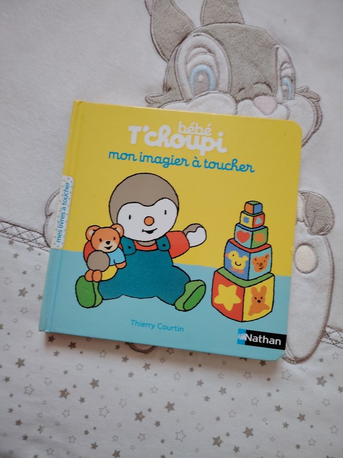 Livre T'choupi a toucher