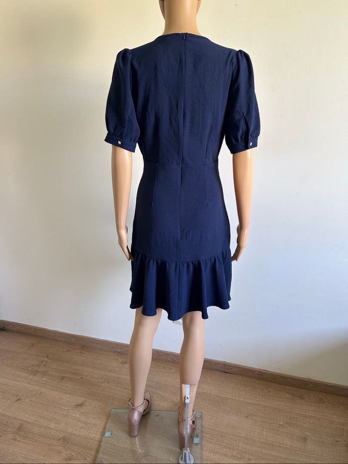 Robe bleue marine neuve à manches courtes Morgan taille 34 (valeur 60€) - photo numéro 6