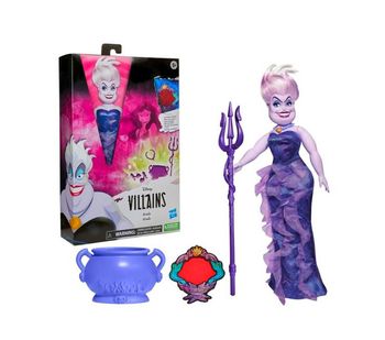 Poupée Ursula, Accessoires et Tenue Amovible, Jouet Disney Villains