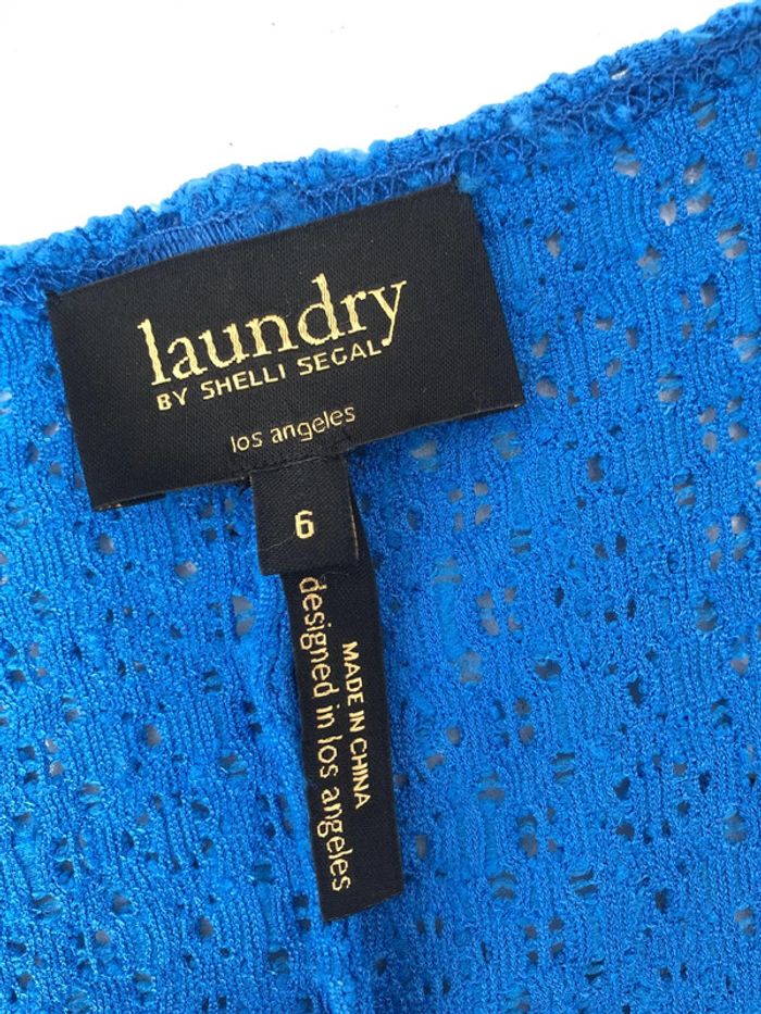 Robe mini bleu roi Laundry M - photo numéro 5