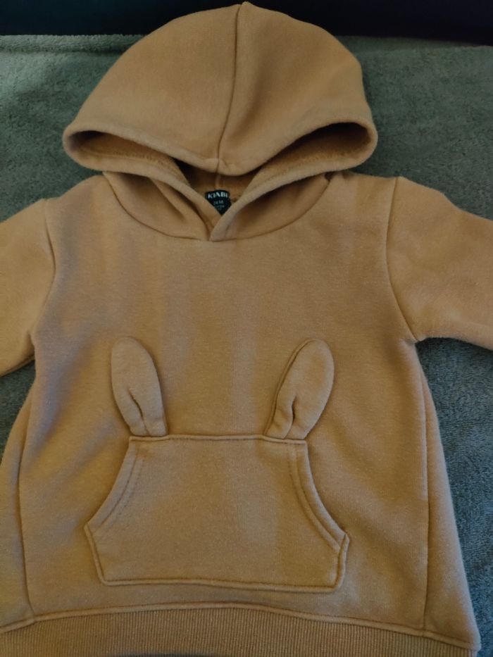 Sweat à capuche fille 24 mois