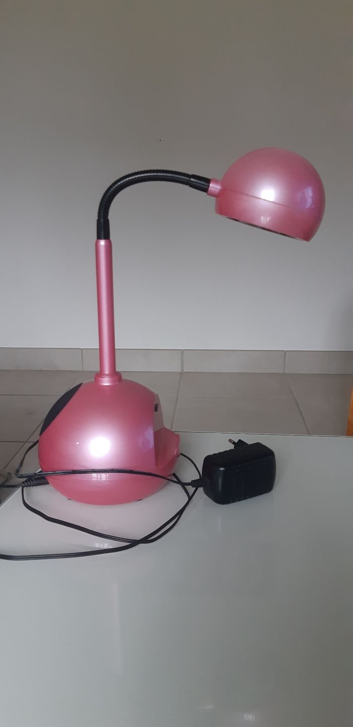 Lampe de bureau bluetooth rose