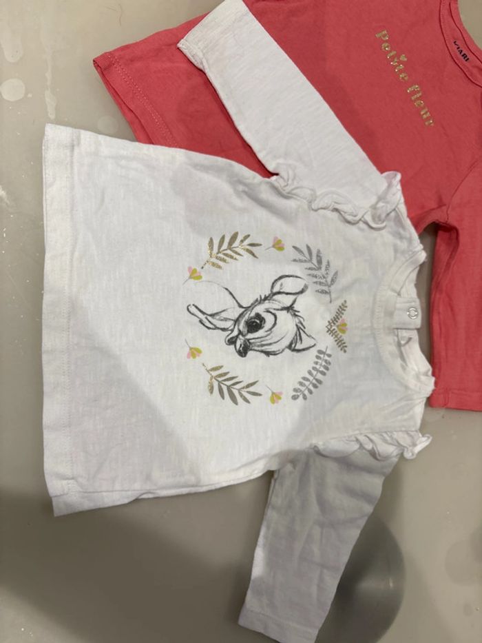 Lot tee shirt bébé fille - photo numéro 2
