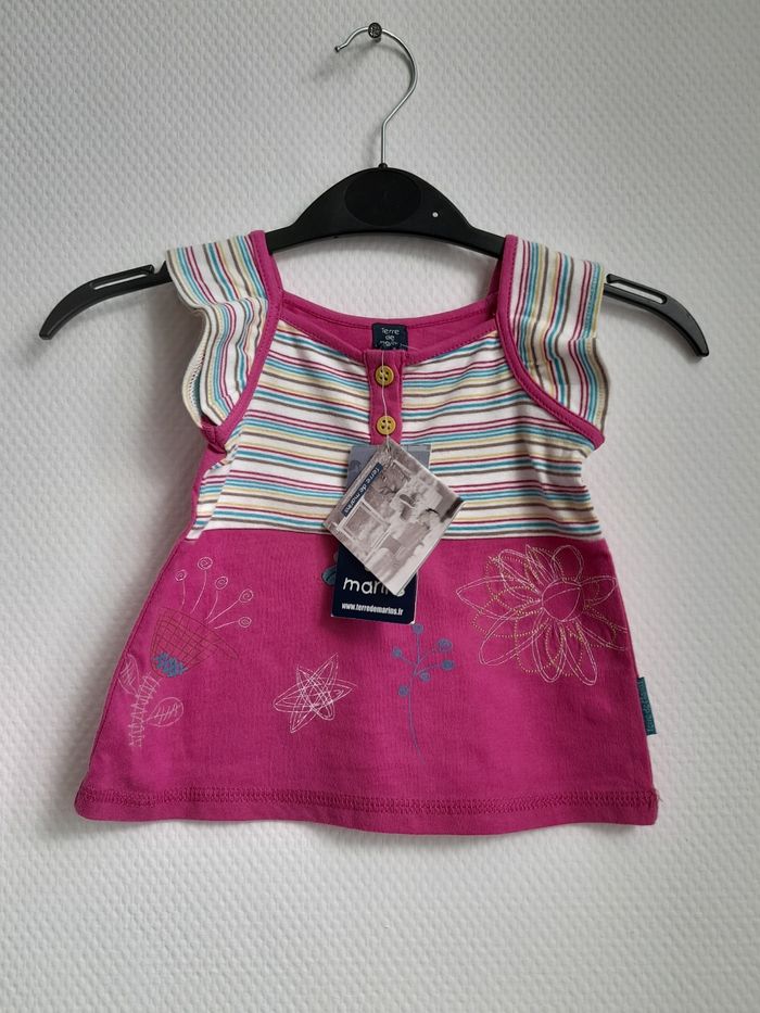 Tee shirt terre de marin 9 mois - photo numéro 2