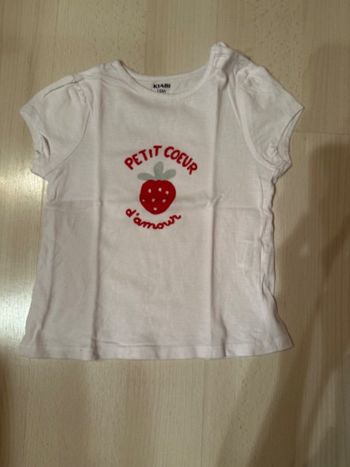 T shirt petit cœur d’amour