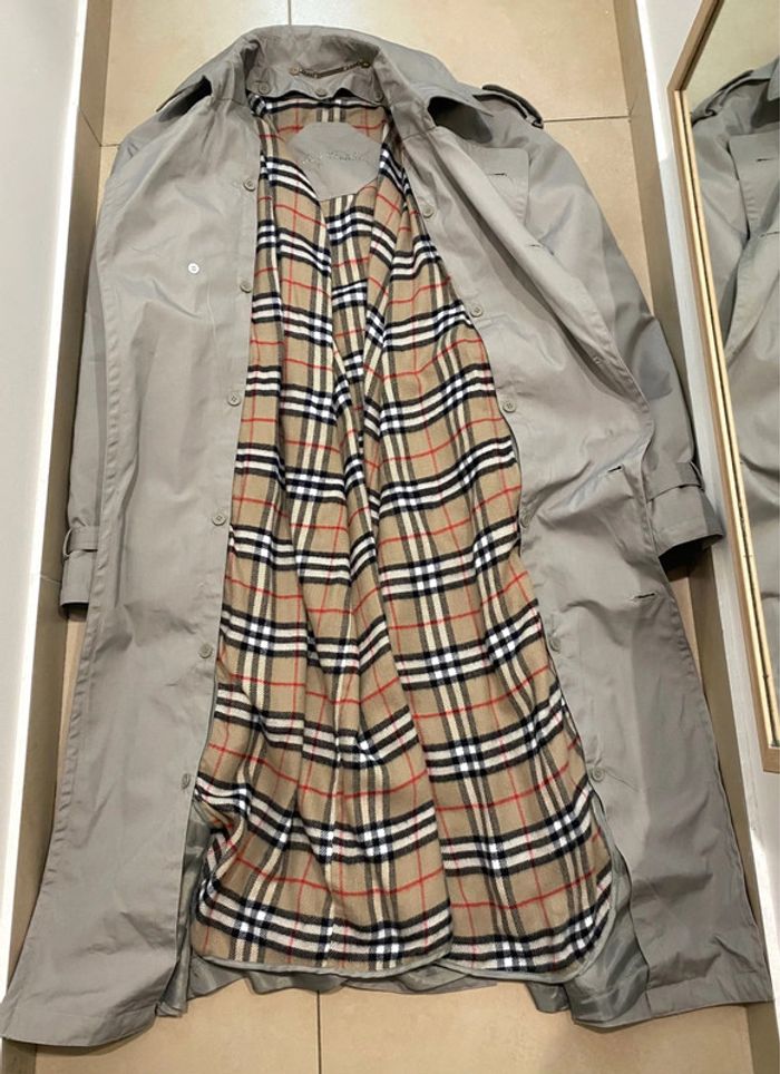 Trench Coat Long Mixte Taille 40-42 Coupe Loose - photo numéro 17