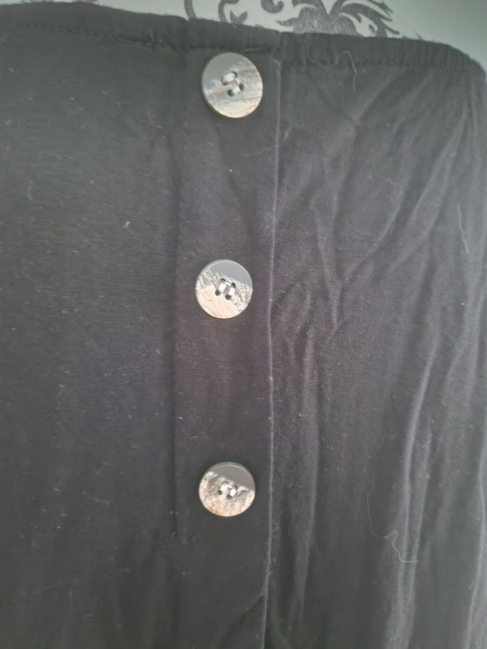 🌿 T-shirt noir manches courtes – Carnaby – Taille 42 - photo numéro 3