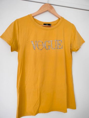 T-shirt Jaune Vogue S/M