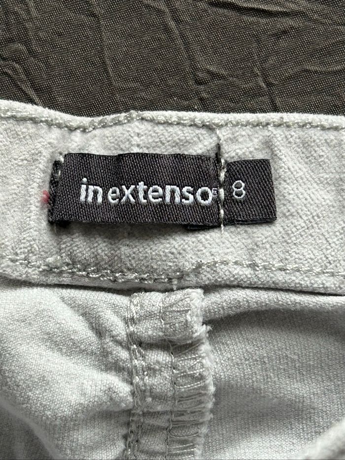 Lot de 2 pantalons jeggings en velours ras enfant fille - photo numéro 3