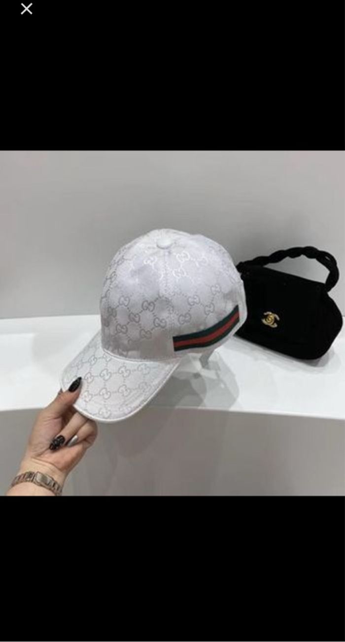 Casquette Gucci blanche