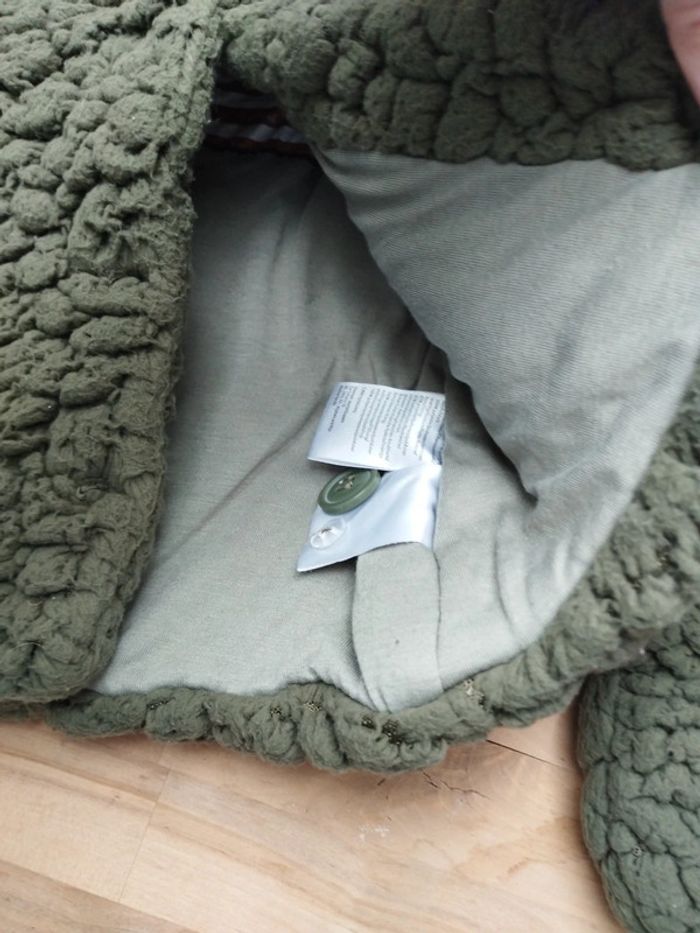 Veste polaire a boutons avec moufles bébé fille 1 mois - photo numéro 7