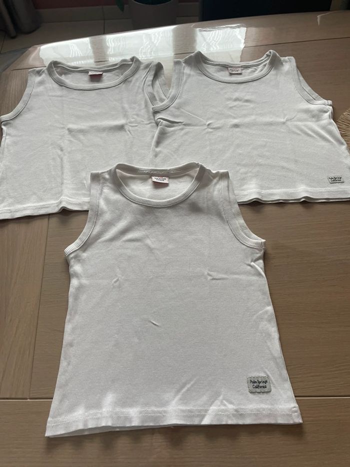Lot de 3 Marcel blanc