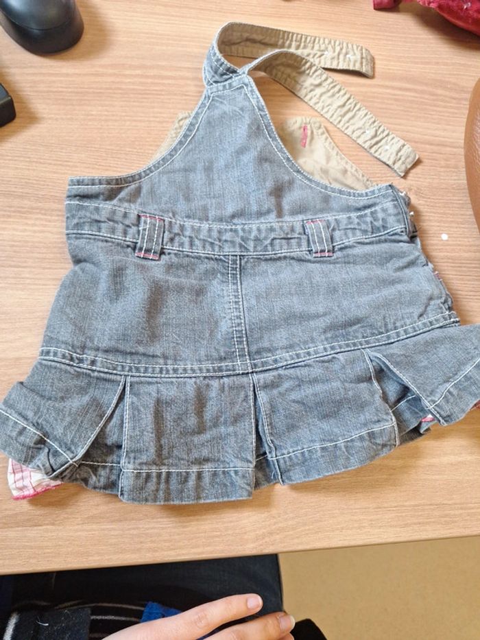 Petite jupe en jean gris - photo numéro 7