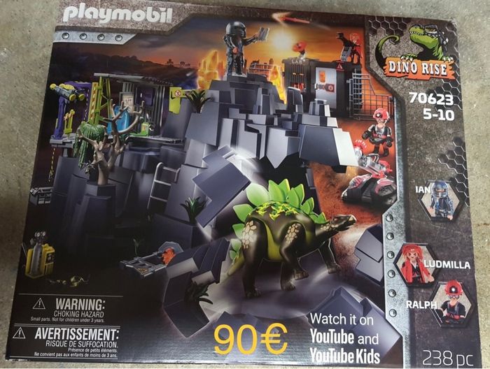 Playmobil 70623 Dino Rock- Dino Rise- Dino Rise- Dinosaure Aventure