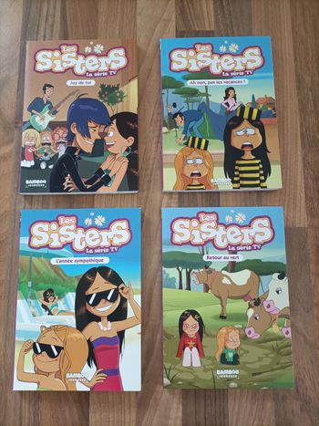 Lot 4 livres Les sisters série Tv tomes 1,2,41,77