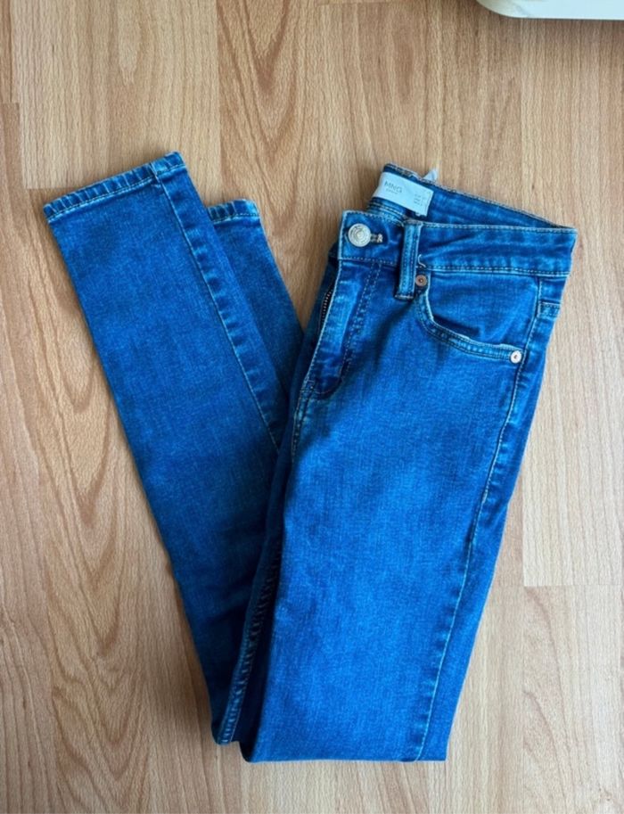 Jean bleu skinny mango - photo numéro 5