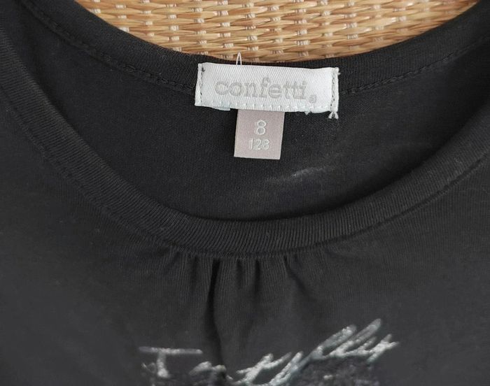 30 € Robe manches longues noir et gris Confetti (absorba) 8 ans Neuve sans étiquette - photo numéro 5