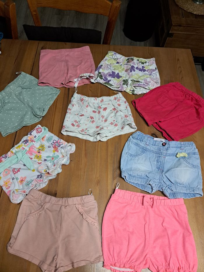 Shorts fille 24 mois