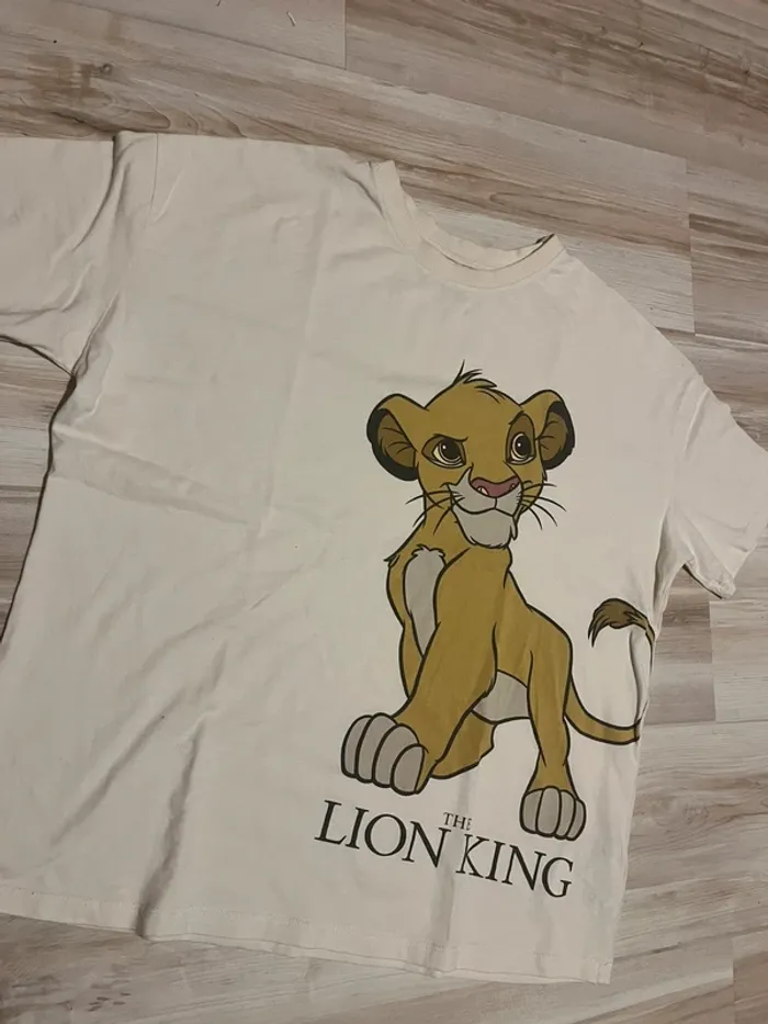 tee shirt oversize roi lion simba disney - photo numéro 2