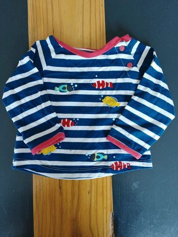 T-shirt marinière manches longues