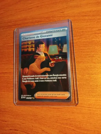 Carte pokemon charisme de Giovanni mew fr 204/164 neuve