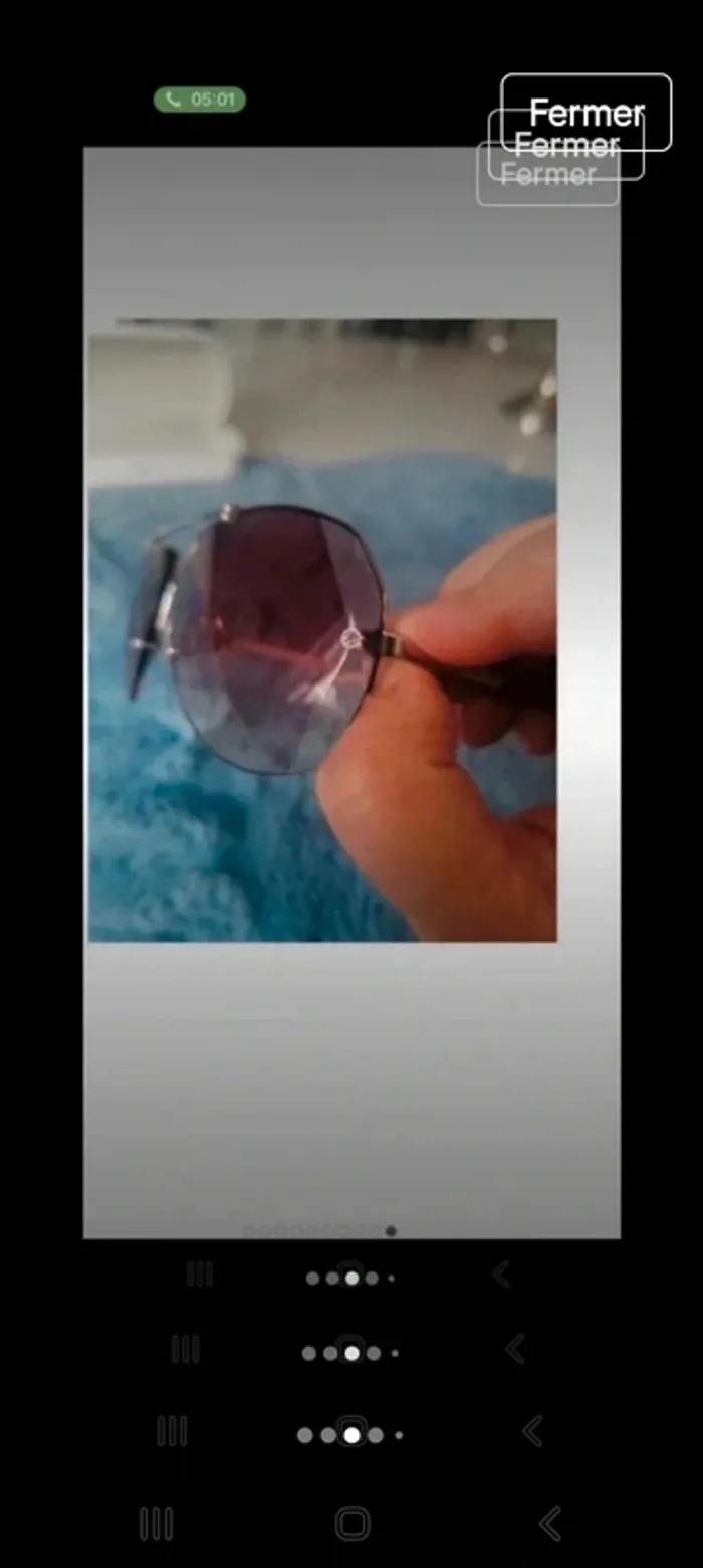 Lunette de soleil swaroski - photo numéro 3