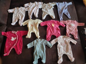 Lot de pyjamas velours 1 mois