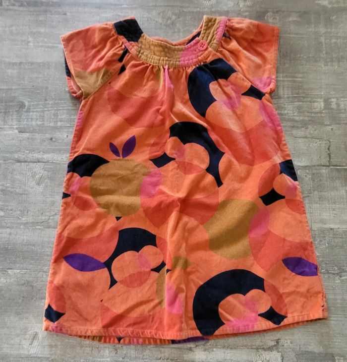 Robe orange et noir - photo numéro 2