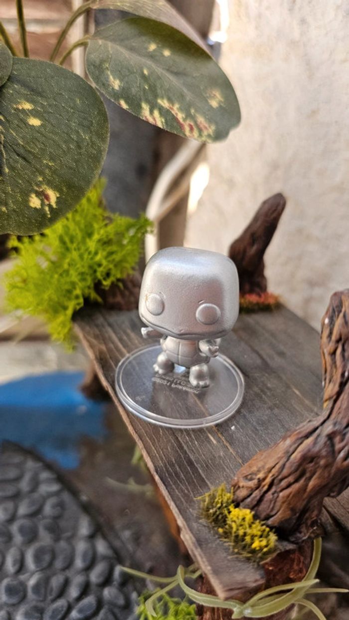 Super figurine Pokemon Nintendo mini pop carapuce argentée
