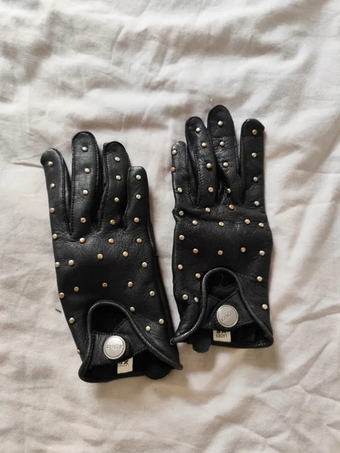 Gants en cuir femme taille XS marque DXR - photo numéro 3