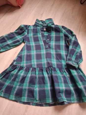Robe a carreaux okaidi 4 ans