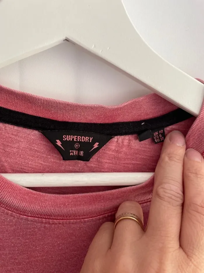 T-shirt rouille 38 superdry - photo numéro 3