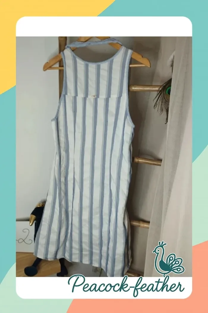Robe bleue blanche la mode est à vous 42 - photo numéro 13