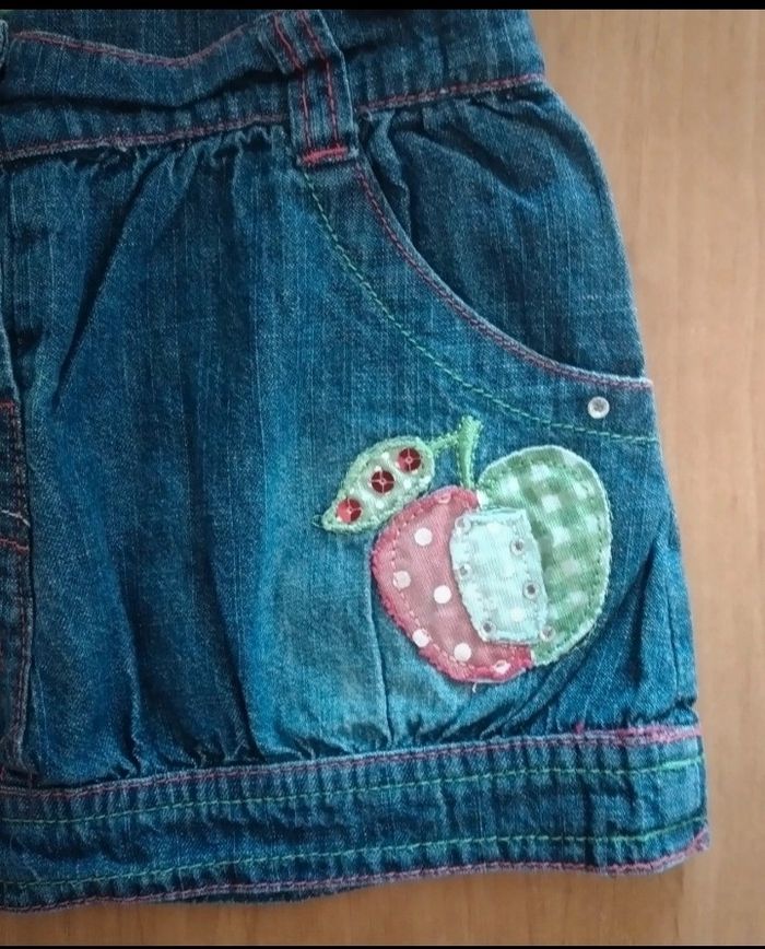 Jupe en jeans 1z mois fille Minoti - photo numéro 2