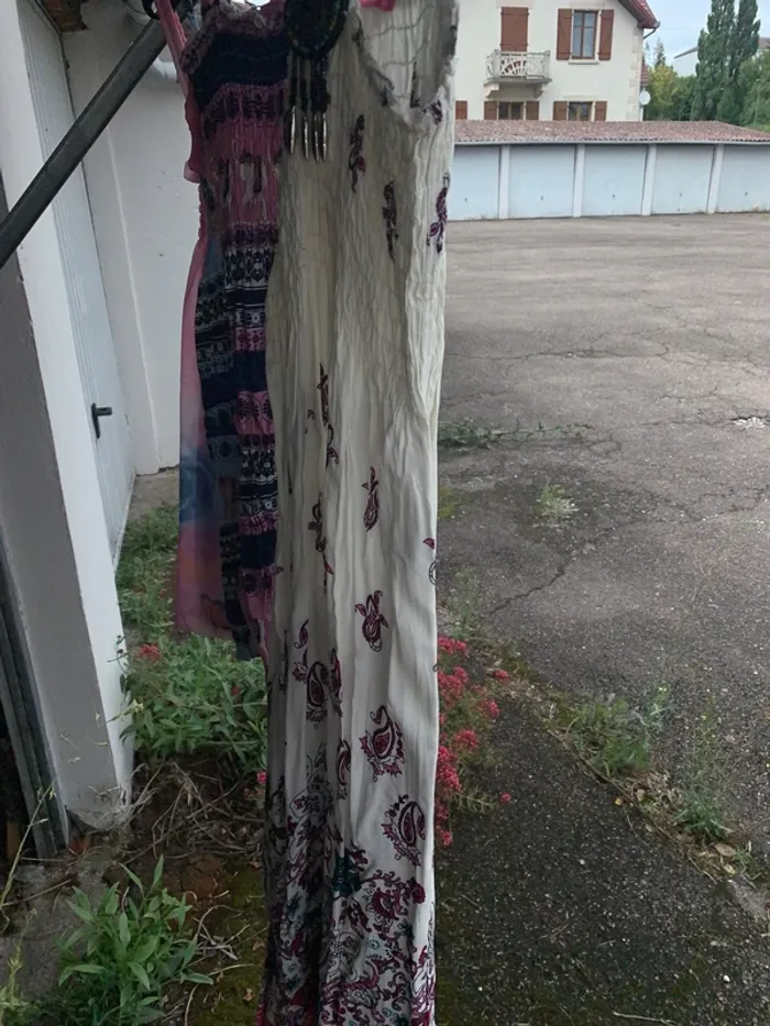 Lot 5 vêtements été neuf fille robe combi short, taille 12 ans - photo numéro 4