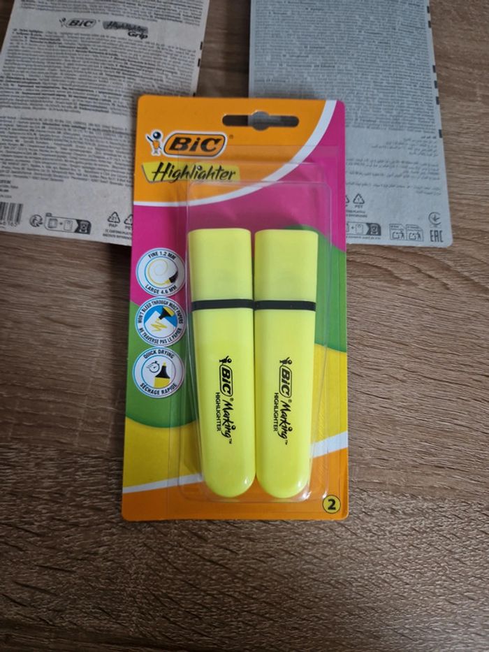 Lot surligneur bic - photo numéro 6