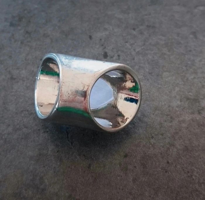 Bague argentée et pierre rose H&M - photo numéro 2