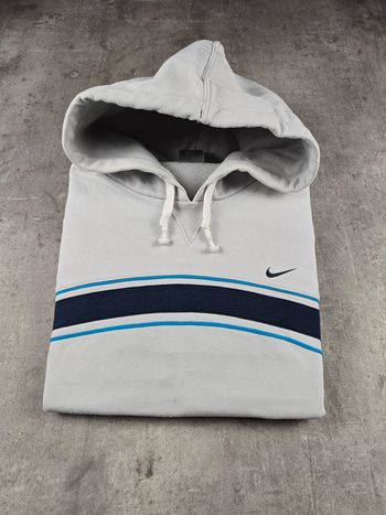 Sweat à capuche hoodie Nike vintage blanc logo brodé pour homme taille S bon état