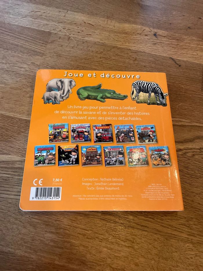 Livre Joue et découvre La savane - photo numéro 3