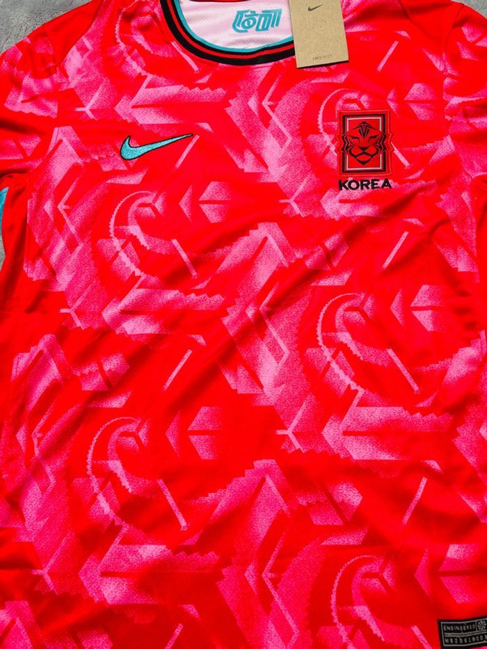Maillot concept foot Corée rouge taille S - photo numéro 4